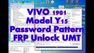 VIVO 1901 Unlock UMT  VIVO Y15 Password Pattern FRP How To Unlock