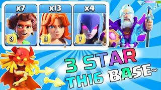 TH16 NEW ATTACK STRATEGY Root Rider with Valkyrie  Clash of Clans COC