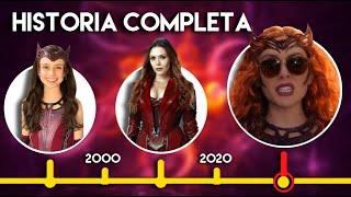 La vida de Wanda Maximoff Bruja Escarlata HISTORIA COMPLETA  RESUMEN