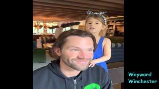 Jared Padalecki Daughter Odette Brushing His Hair & Helping Him Recover After Car Accident