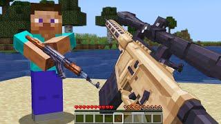 I Hosted a Gun 1v1 in Minecraft.