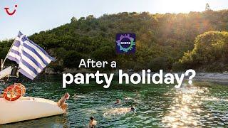 After a PARTY holiday? We’ve got you.  Scene  TUI