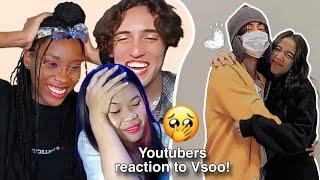 Popular Youtubers reaction to Vsoo 