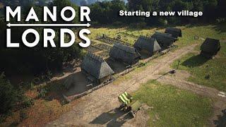 Starting a New Village in Manor Lords  Lets Play