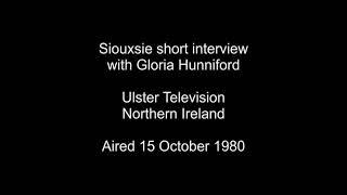 Siouxsie interview better quality