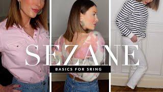 SEZANE - The BEST SPRING BASICS PIECES you should get - Parisian style capsule wardrobe