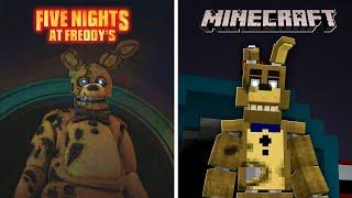 I Remade Five Nights At Freddys Scenes In Minecraft