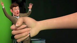 Ginormica grabs Derek Part 2 from Monsters vs Aliens Giantess