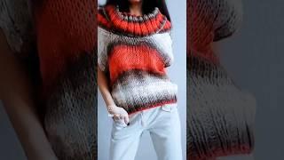 ЖИЛЕТ #спицами #knitting #style #мастеркласс