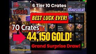 wot blitz Draw Crate Opening Grand Surprise 70 Container Opening in 4K