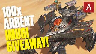 Your Chance To Win A NEW Ardent Imugi Robot War Robots WR