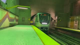 Montréal 2024 Montréal TRANSPORTATIONMETRO STATIONVERDUN METROANGRIGNON METRO4K 60FPS#montreal