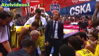 Željko Obradović getting mad at his team like we NEVER seen him before ● during a timeot