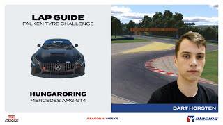 iRacing Lap Guide Mercedes AMG GT4 at Hungaroring