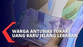 Pelayanan Penukaran Uang Baru Bank Indonesia Diserbu Warga Cirebon Jelang Lebaran