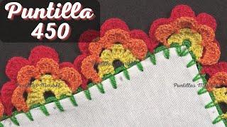 Puntilla 450  Media Flor-Puntillas Maribel