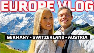 ONE WEEK IN EUROPE Switzerland Germany Austria  Travel Vlog