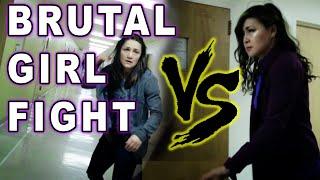 BRUTAL GIRL FIGHT - PeiPei Alena  vs ZHaNNA