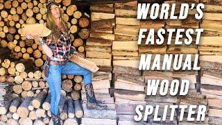 WORLDS FASTEST MANUAL WOOD SPLITTER