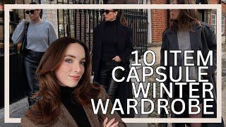 HOW TO BUILD A 10 PIECE CAPSULE WINTER WARDROBE  Classic Old Money basics & my wardrobe essentials