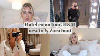 VLOG  A night in London H&M showroom &  ZARA haul