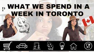 What we spend in a week  Cost of living in Toronto $  Family Vlog #prilacanada #prilatoronto 