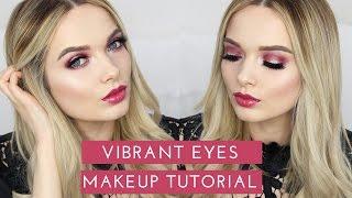 Vibrant Halo Eyes Makeup Tutorial  Modern Renaissance  Palette  MyPaleSkin