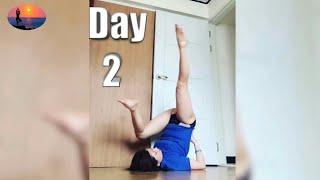 Hot Yoga Beautiful Movement Splits stretch Legs day 2