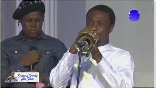 Nathaniel Basseys ministration at Pastor Dare Adeboyes burial