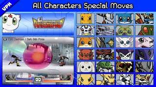 Digimon Rumble Arena PS1 - All Characters Special Moves and Ultimate Attack