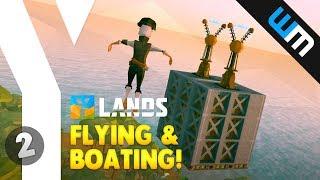 Ylands Gameplay - Flying Hunting Boating - Ep 2
