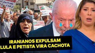 Povo Iraniano EXPULSA Lula e petista vira chacota na Globo mais um vexame internacional