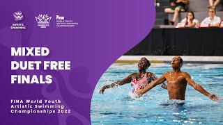 Mixed Duet Free  Finals  FINA World Youth Artistic Swimming Championships 2022