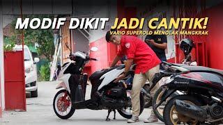 MODIF DIKIT LOOKS JADI LEGIT  Modifikasi vario super old budget minimalis VARIO 125 MODIFIKASI