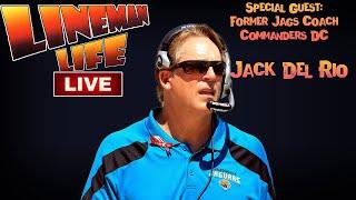 Lineman Life Live Super Bowl Review  Special guest Jack Del Rio