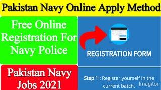 How to apply Pak Navy jobs 2021  Online Registration  Pakistan Navy Jobs 2021 Online apply Method