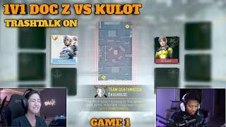 1V1 TRASHTALK ON  DOC Z VS  KULOT  CALL OF DUTY MOBILE  GAME 1