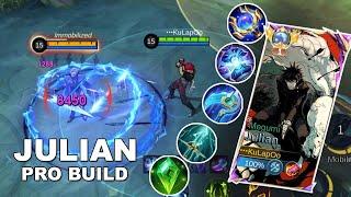 Julian One Shot Pro Build 2024  Mobile Legends