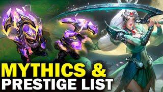 Prestige Mythic Skins & Shop Rotation 2024 - League of Legends