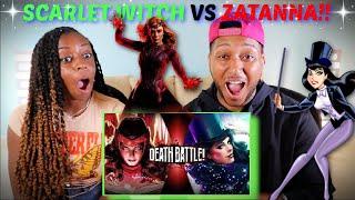Death Battle Scarlet Witch VS Zatanna Marvel VS DC REACTION