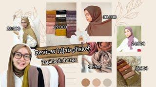 SHOPEE HAUL PASHMINA PLISKET BEDA HARGA