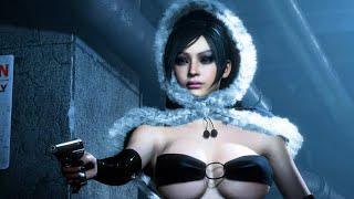 Resident Evil 2 Remake Ada Black Xmas Bikini  Biohazard 2 mod  4K