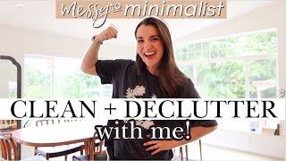 MY HOUSE IS A WRECK Messy To Minimal Clean + Declutter w me  my MINIMALIST cleaning routine