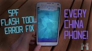 How To Unbrick Every China Phone  SP Flashtool Error Fix Tutorial HD