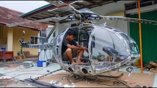 Man Builds Amazing Full-Size HELICOPTER  Start to Finish DIY by @Dodoan123