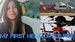 My first Helicopter ride  Pawan Hans