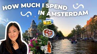 HOW MUCH MONEY DID I SPEND IN A WEEK?  Amsterdam cost of living week in my life vlog realistic