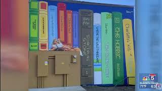 New mural for Coquille Public Library