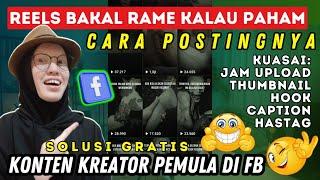 Reels sepi jangan didiamkan Konten Kreator Pemula di Facebook lakukan cara ini