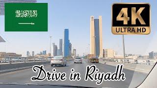 【4K Drive in Saudi Arabia】Driving in  Riyadh the Capital Cityサウジアラビアの首都リヤドのドライブ